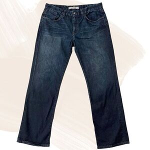 Joe's Jeans Classic Dark Wash Blue Relaxed Fit Straight Leg Denim - W38